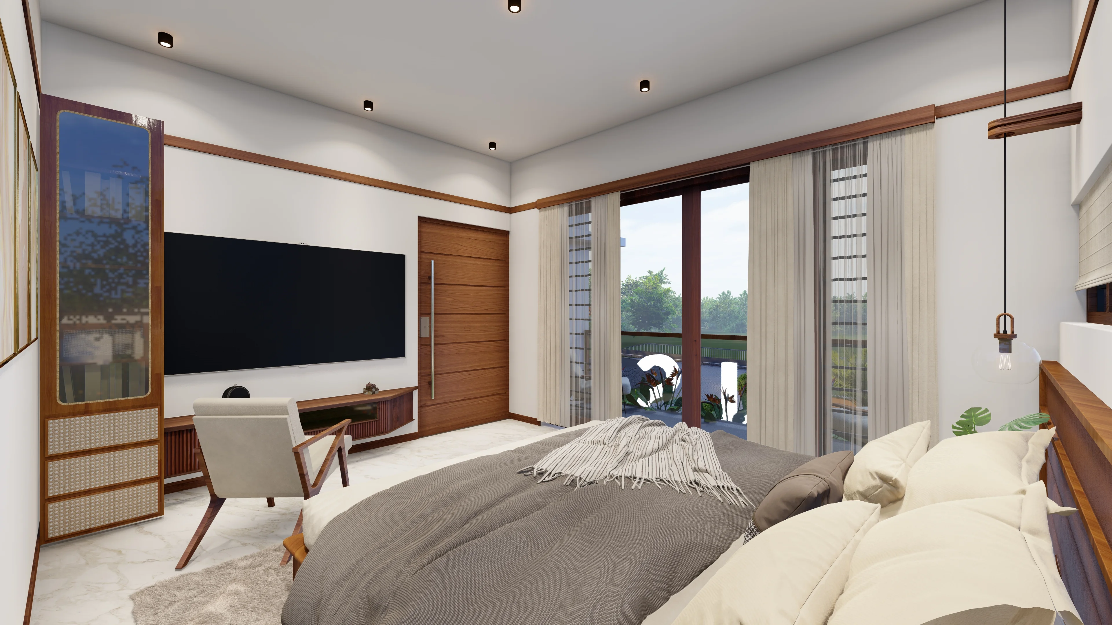 Interior look of the Orchid Suite